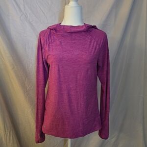 Women's Pink Athletic Long Sleeve Top
